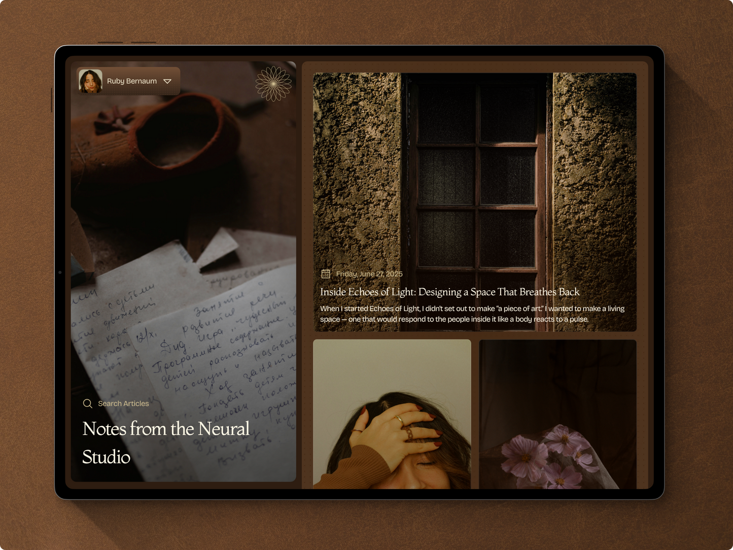 Ruby Bernaum · Framer Template